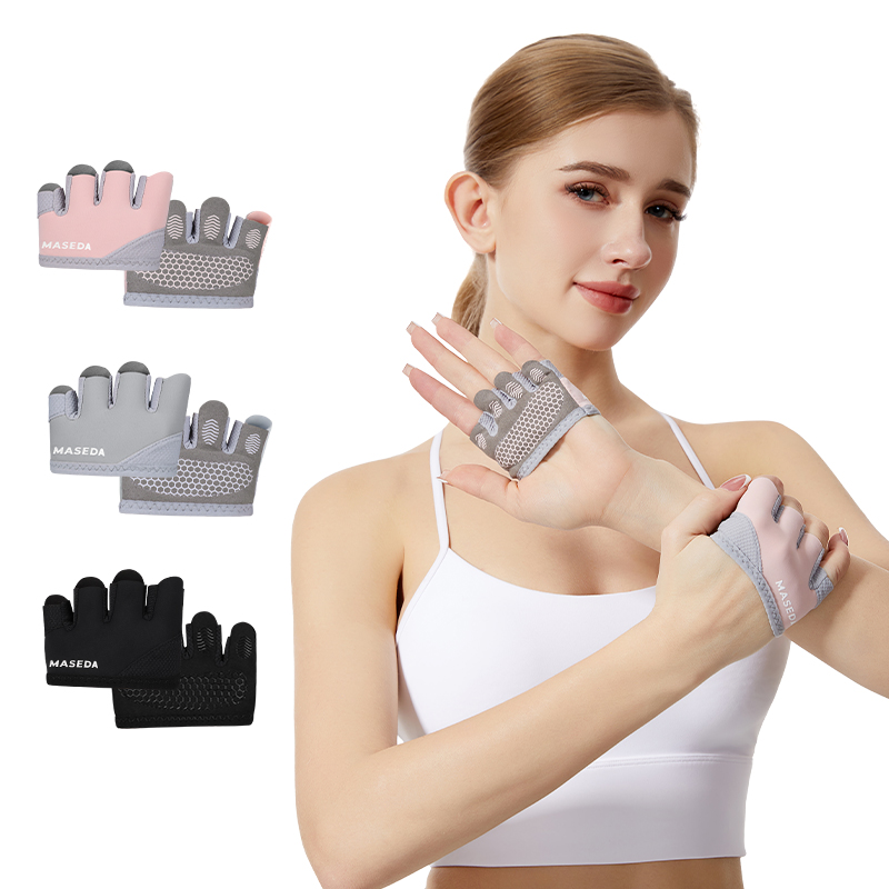 Yoga Mat - Sepasang Sarung Tangan Fitness Tanpa Jari: