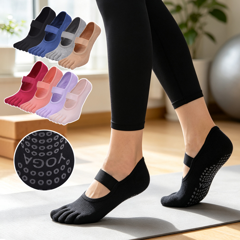 Yoga Mat - Kaus Kaki Pilates Anti Selip dengan
