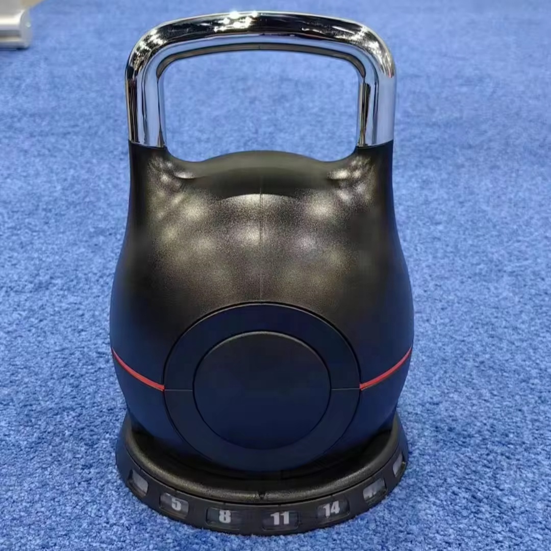 Dumbbell Set - 7-in-1 Pegangan Kettlebell yang Dapat Disesuaikan,