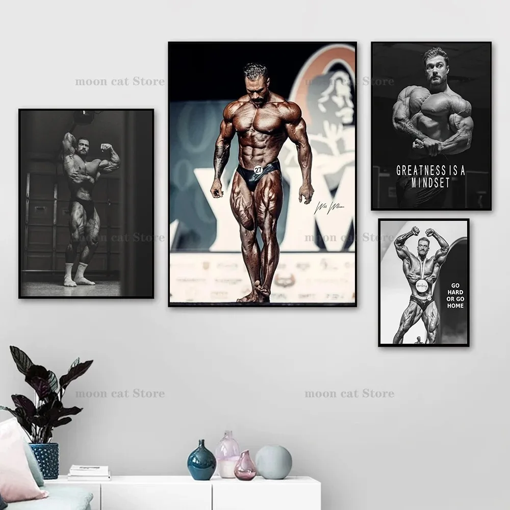 Sports Equipment Poster - Lukisan Kanvas Chris Bumstead Binaragawan Poster