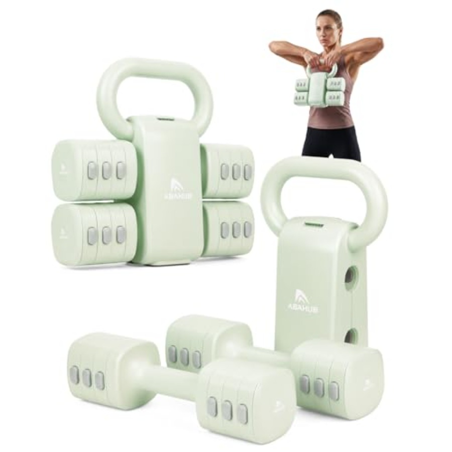 Dumbbell Set - Set dumbbell gym rumahan: 4-in-1 beban