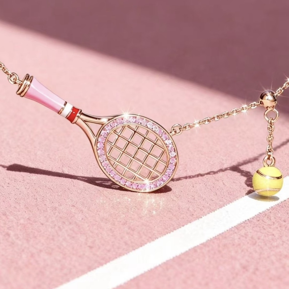 Badminton Racket - Gelang Keberuntungan, Tali Tangan, Gaya Olahraga