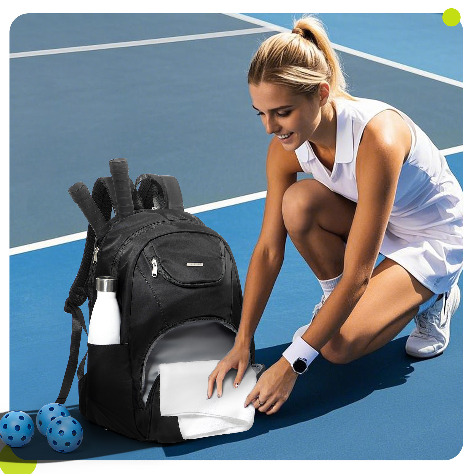 Tas Tenis Ransel Tenis 2 Raket - Tennis Racket ulasan dan harga