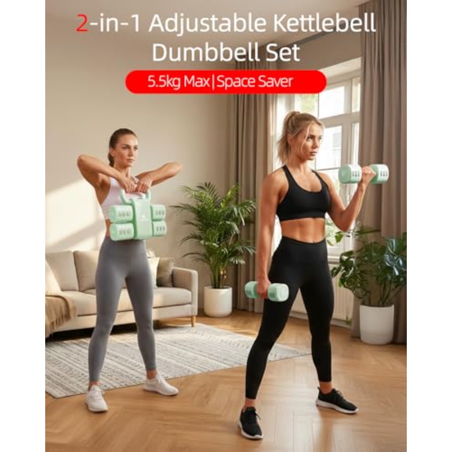 Set dumbbell gym rumahan: 4-in - Dumbbell Set ulasan dan harga
