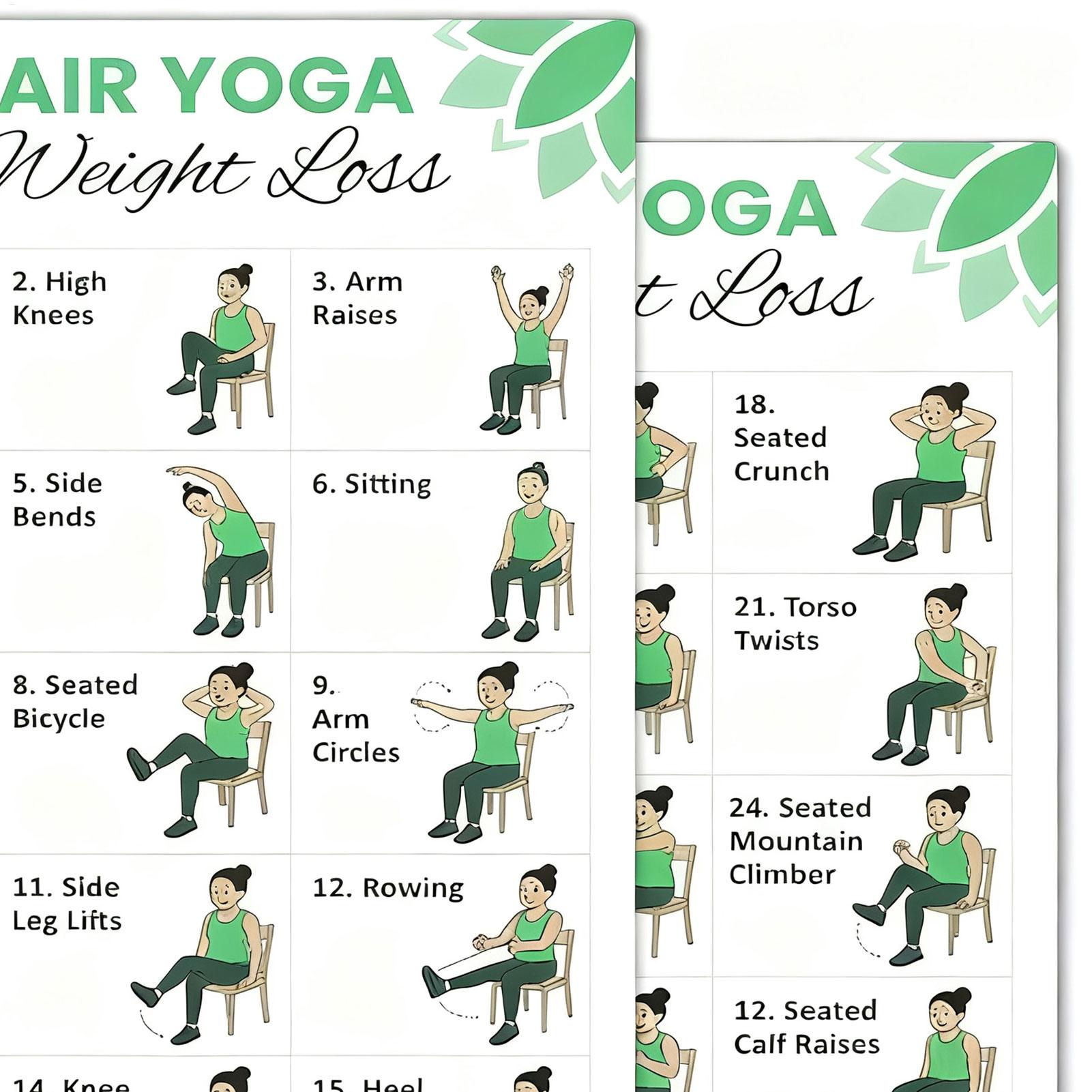 2 PCS Poster Yoga Latihan di R - Sports Equipment Poster ulasan dan harga