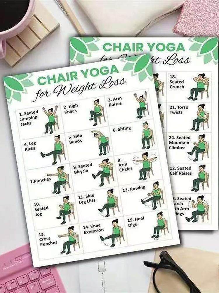 2 PCS Poster Yoga Latihan di R - Sports Equipment Poster ulasan dan harga