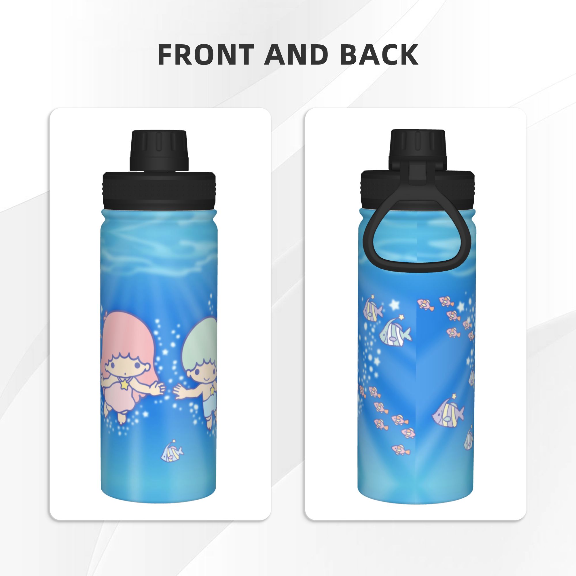 Little Twins Stars, Mug Kartun - Sports Water Bottle Insulated ulasan dan harga
